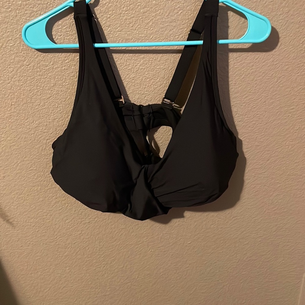 black bikini top